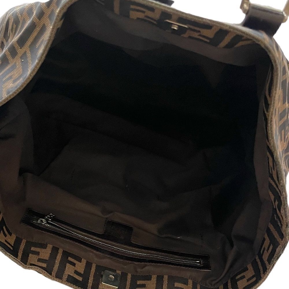 FENDI ZUCCA Print LARGE Vintage Twin Tote - Picture 5 of 16